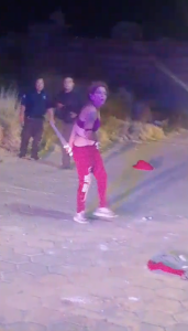 Policias “taclean” a mujer en Papalotla, los amenazó